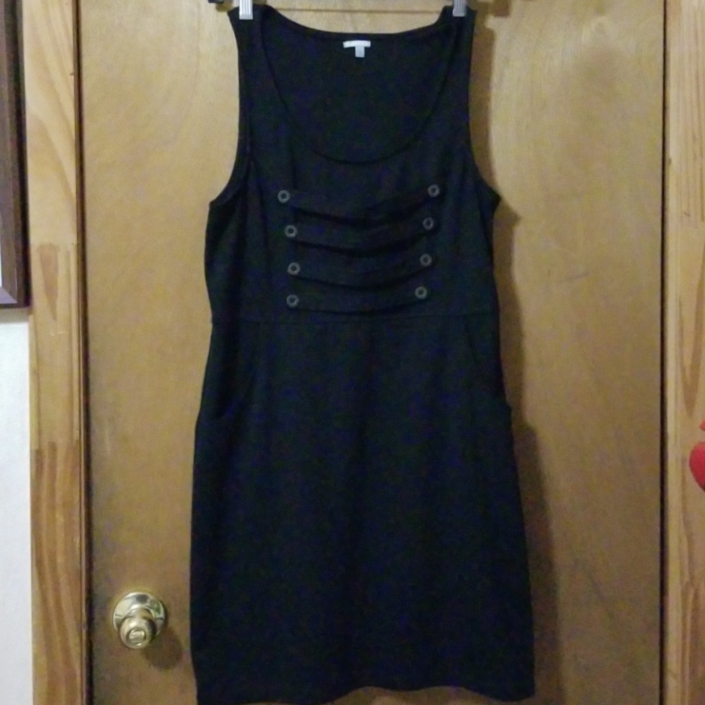 Low scoop neck dress